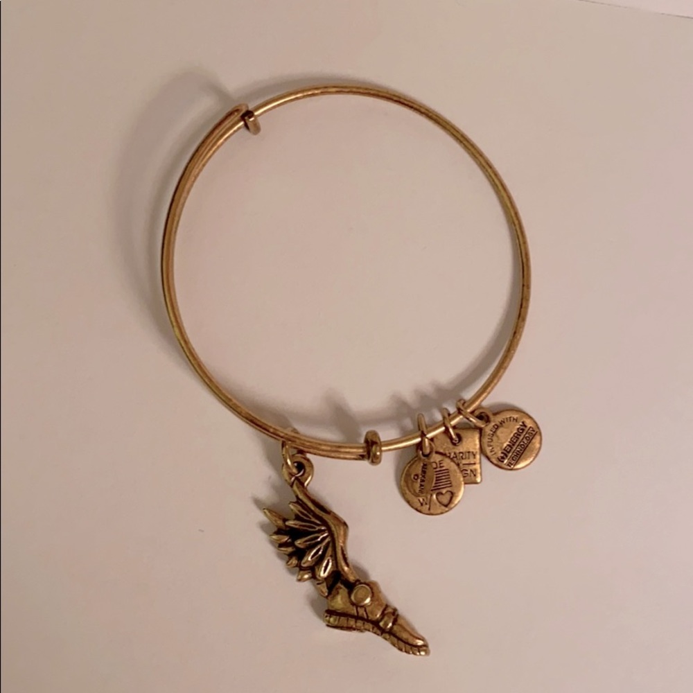 Alex and Ani Track Shoe bangle
